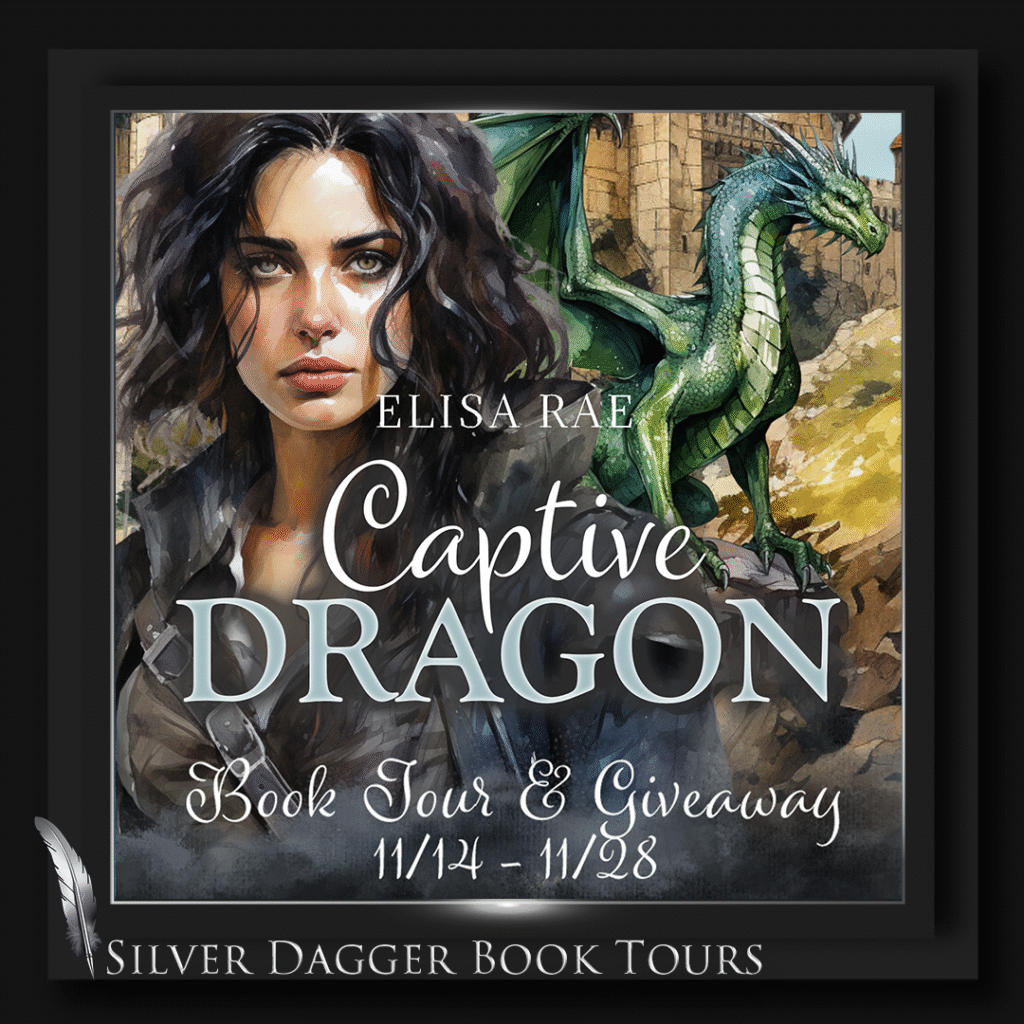 banner square - captive dragon by elisa rae - book tour and giveaway