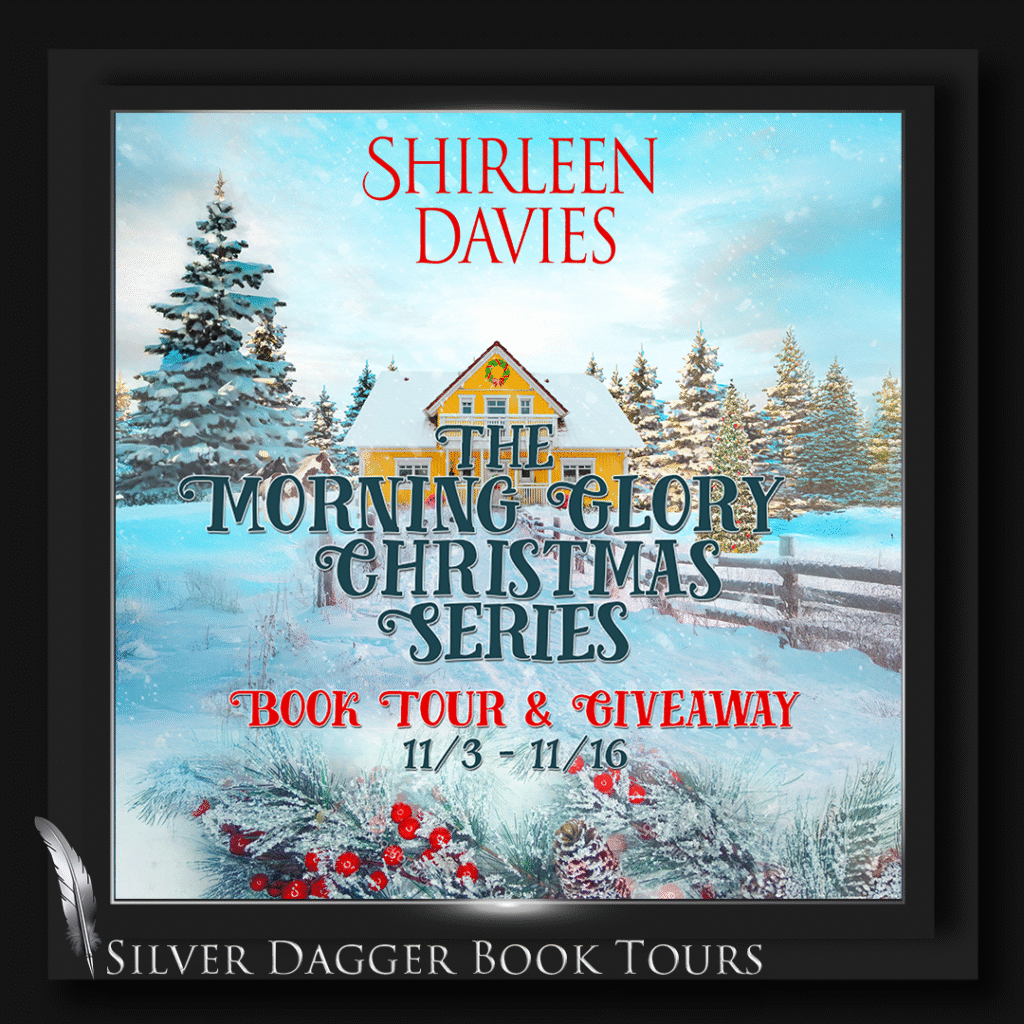 banner square- the morning glory christmas series by shirleen davies - book tour and giveaway