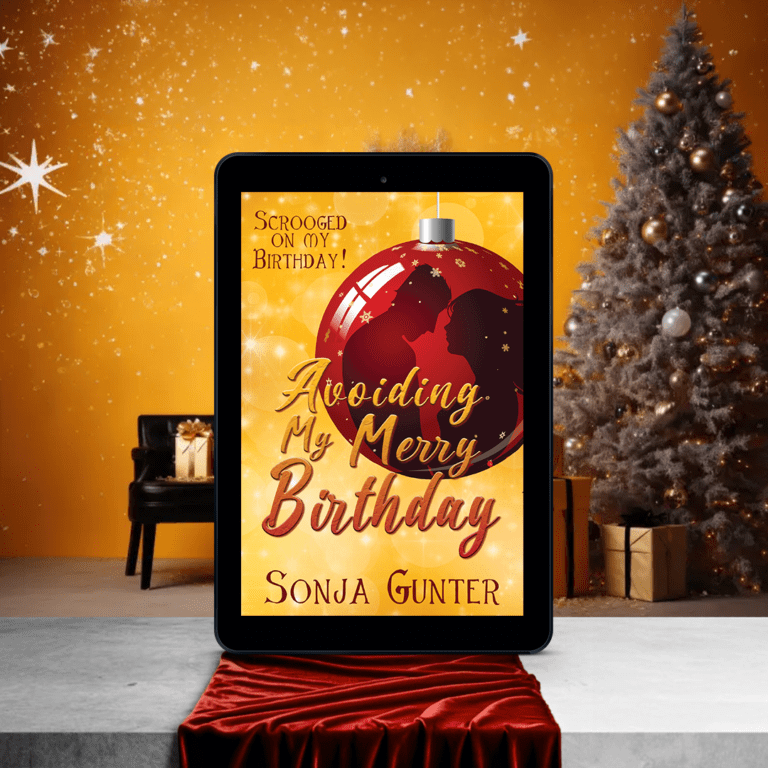 standing ebook teaser for Avoiding My Merry Birthday by Sonja Gunter