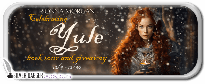 event banner - Celebrating Yule by Rionna Morgan - book tour and giveaway