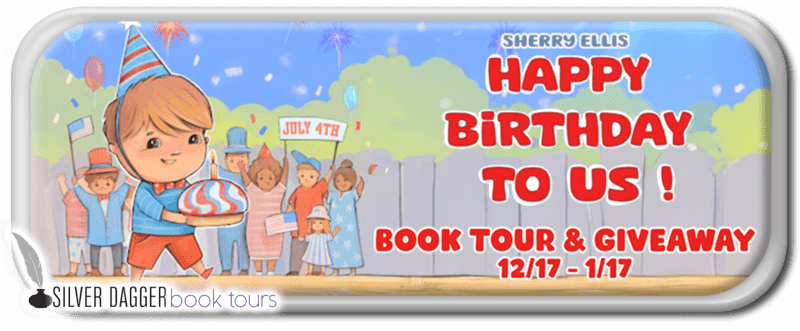 event banner - Happy Birthday To US! by Sherry Ellis - book tour and giveaway