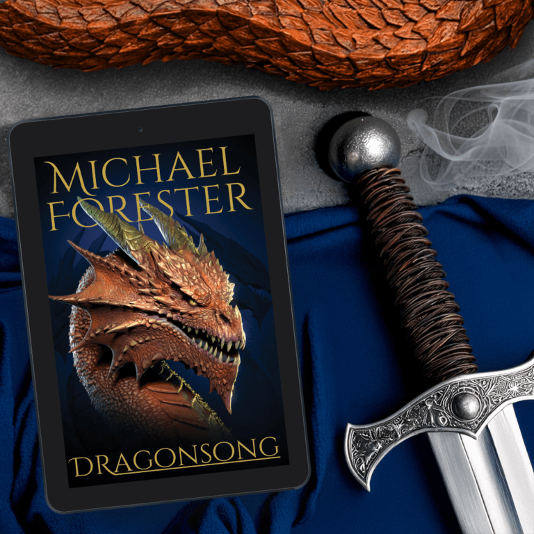 laying ebook teaser - Dragonsong by Michael Forester