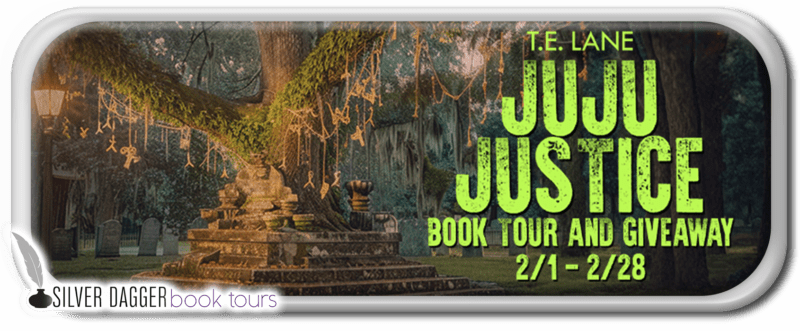 banner - juju justice - t.e. lane