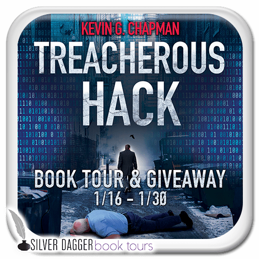 banner square - treacherous hack - mike stoneman mysteries - kecin g chapman