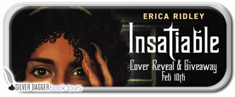 banner - insatiable cover reveal - erica ridley