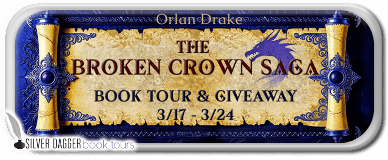 banner - the broken crown saga - orlan drake