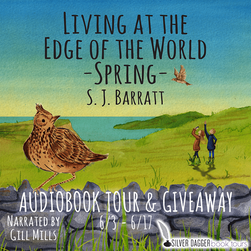 banner square - living at the edge of the world -spring - sj barratt