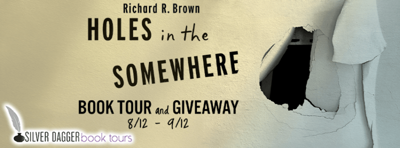 banner - holes in the somewhere - richard r brown
