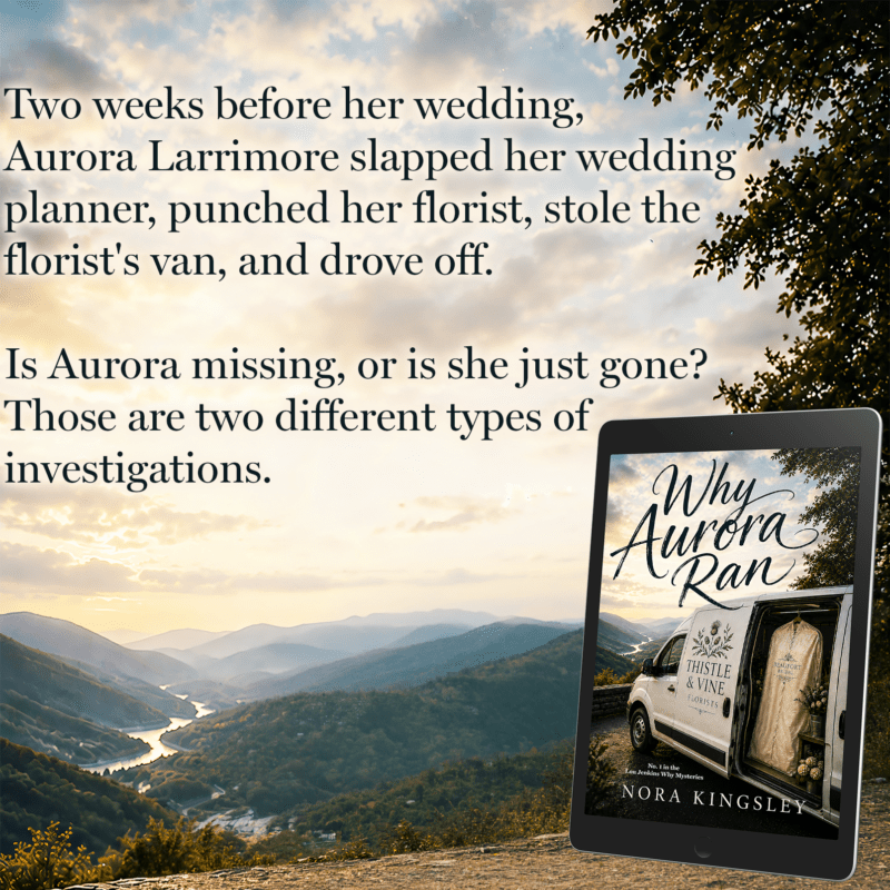 1 - why aurora ran - lou jenkins why mysteries - nora kingsley - teaser 1